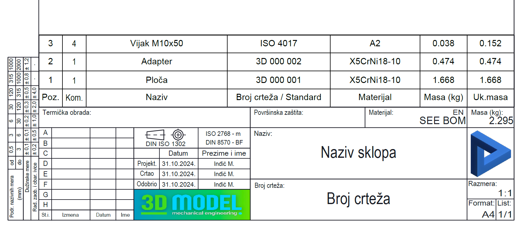 Automatizacija tehničke dokumentacije u SOLIDWORKS-u